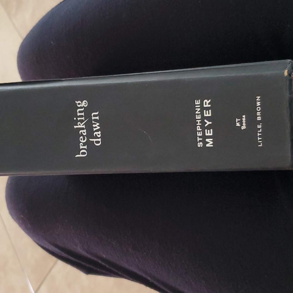 Breaking Dawn hard cover book